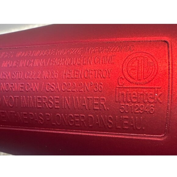 Revlon One Step Hair Dryer & Volumizer Hot Air Brush Styler Red Black NWOB - Picture 6 of 9